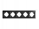 Spl 201225 Рамка 5 постов (антрацит) серия BW
