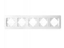 Spl 201205 Рамка 5 постов (белый) серия BW