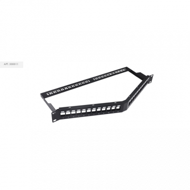 Фотография товара 'Spl 500011 Коммутационная панель модульная, угловая 19", 24 порта, 1U'