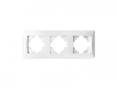 Фотография товара 'Spl 201203 Рамка 3 поста (белый) серия BW'