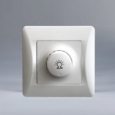 Фотография товара 'Spl 201150 Светорегулятор поворотный (диммер), 125-250V, 500W (белый)'