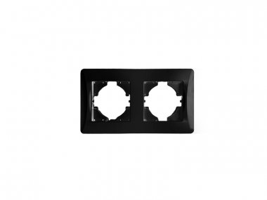 Фотография товара 'Spl 201222 Рамка 2 поста (антрацит) серия BW'