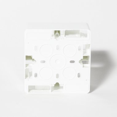 Фотография товара 'Spl 201301 Коробка накладная квадратная на 1 пост, 86х86 (белый)'