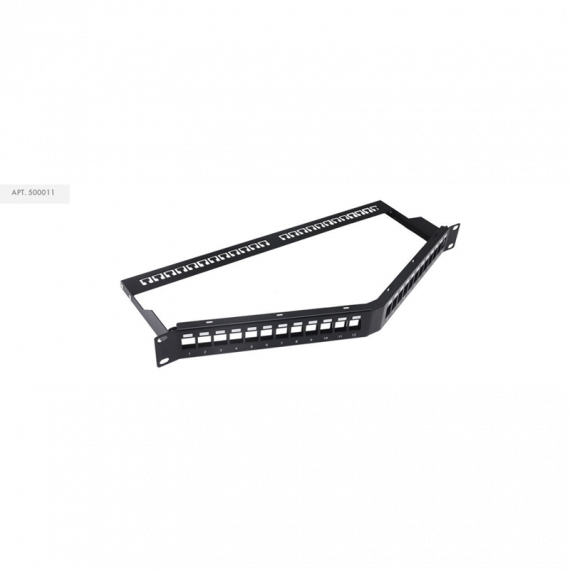 Фотография товара 'Spl 500011 Коммутационная панель модульная, угловая 19", 24 порта, 1U'