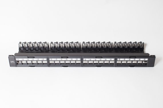 Фотография товара 'Spl 500006 Коммутационная панель модульная 19", 24 порта, 1U'