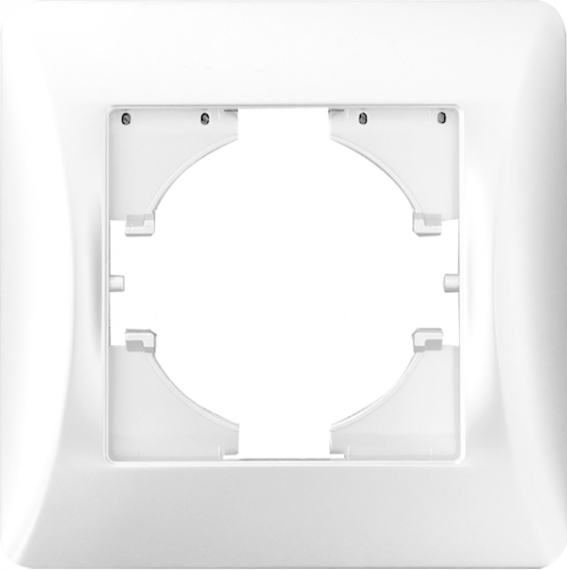 Фотография товара 'Spl 201201 Рамка 1 пост (белый) серия BW'