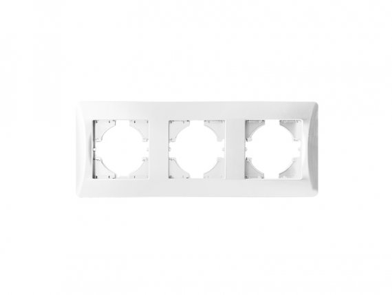 Фотография товара 'Spl 201203 Рамка 3 поста (белый) серия BW'