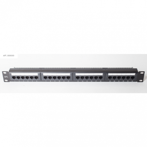 Фотография товара 'Spl 500050 Коммутационная панель 19" категории 5e, UTP, 1U, 24 порта'