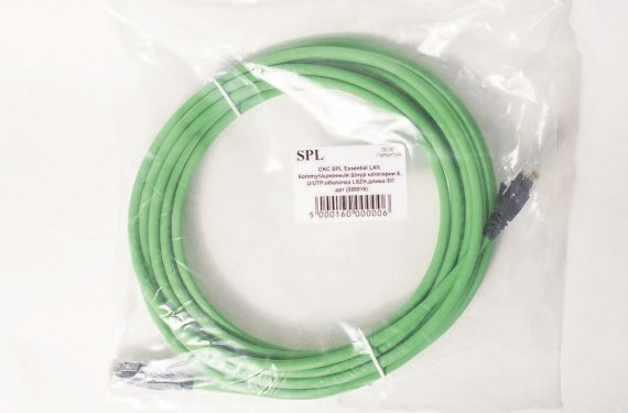 Фотография товара 'Spl 500016 Коммутационный шнур категории 6, U/UTP, 4х2х(7х0,21), LSZH'