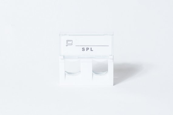 Фотография товара 'Spl 500020 Лицевая панель 45x45 мм, для 2 модулей Keystone'