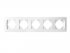 Фотография товара 'Spl 201205 Рамка 5 постов (белый) серия BW'
